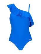 Swimsuit Teresa Badedragt Badetøj Blue Damella Of Sweden