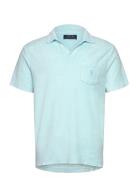 Lw Cotton Terry-Ssl-Psh Tops Polos Short-sleeved Blue Polo Ralph Laure...
