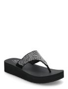 Women Vinyasa Paisley Wave Klipklapper Sandaler Black Skechers