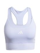 Run Pkt Ms Bra Sport Women Sport Clothing Sport Bras - All Blue Adidas...