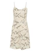 Gzsagina Short Dress Kort Kjole Cream Gestuz