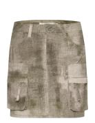 Gzemelen Hw Mini Skirt Skirts Short Skirts Grey Gestuz