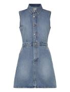 Slvlss Denim Truckerdress Dresses Jeans Dresses Blue Calvin Klein Jean...