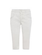 Mmnaomi Treasure Pant Bottoms Trousers Capri Trousers White MOS MOSH