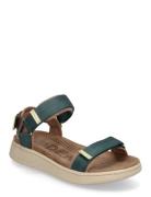 Line Flade Sandaler Navy WODEN