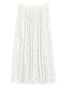Vmnelda Hw Long Lace Skirt Jrs Exp Skirts Maxi Skirts White Vero Moda