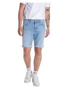 Rbj.981 Short Shorts Tapered 573 Eco Plus Bottoms Shorts Denim Blue Re...