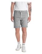 Rbj.981 Short Shorts Tapered Bottoms Shorts Denim Grey Replay