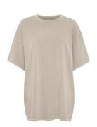 Jiogz Over Tee Tops T-shirts & Tops Short-sleeved Grey Gestuz