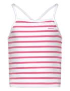 Striped Tank Top Tops T-shirts Sleeveless Pink GANT