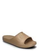 Darian_Slid_Lg_N Shoes Summer Shoes Sandals Pool Sliders Beige BOSS
