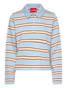 Allycras Blouse Tops T-shirts & Tops Polos Blue Cras