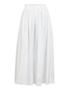 Objpaige Hw Skirt Rep Skirts Maxi Skirts White Object