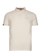 Vint Destroy Polo Tops Polos Short-sleeved Cream Superdry