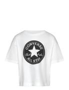 Kt-S/S Knit Top Sport T-Kortærmet Skjorte White Converse