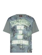 Lwtaffy 308 - T-Shirt S/S Tops T-Kortærmet Skjorte Green LEGO Kidswear