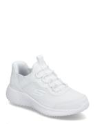 Boys Bounder Brisk-Burst Low-top Sneakers White Skechers