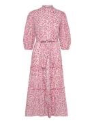 Kate Long Dress Knælang Kjole Pink A-View