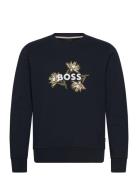 C-Soleri 120 Designers Sweatshirts & Hoodies Sweatshirts Navy BOSS