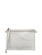 Buonarroti Bianco/Contrast Stitch Grained Calf Bags Clutches White ATP...