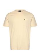 Pocket T-Shirt Tops T-Kortærmet Skjorte Cream Lyle & Scott