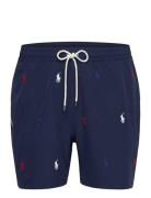 5.75-Inch Traveler Classic Swim Trunk Designers Shorts Navy Polo Ralph...