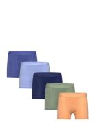 Boxer Elastic 5 Pack Solids Night & Underwear Underwear Underpants Blu...