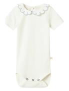 Nbffundo Ss Slim Body Lil Bodies Short-sleeved White Lil'Atelier