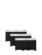 Low Rise Trunk 3Pk Boxershorts Black Calvin Klein