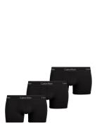Low Rise Trunk 3Pk Boxershorts Black Calvin Klein