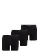 Boxer Brief 3Pk Boxershorts Black Calvin Klein