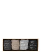 Combo Box - Bamboo, Cotton & Wool Strømper Non-slip Multi/patterned Go...