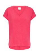 Ihrebel Ss12 Tops T-shirts & Tops Short-sleeved Pink ICHI