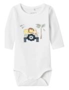 Nbmhollow Ls Body Box Langærmet Body White Name It