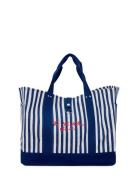 Herringb Beach Bag Bags Totes Blue Lexington Clothing