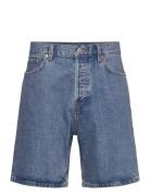 Space Relaxed Denim Shorts Bottoms Shorts Denim Blue Weekday