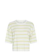 Mschgeanine Rachelle 2/4 Pullover Stp Tops Crop Tops Short-sleeved Cro...