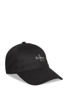 Monologo Printed Baseball Cap Accessories Headwear Caps Black Calvin K...