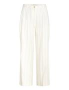 Tailored Pleated Linen Blend Pants Bottoms Trousers Linen Trousers Whi...