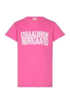 Single Organic Tuvina Tee Tops T-Kortærmet Skjorte Pink Mads Nørgaard