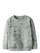 Nmmvermo Aop Ls Nreg Sweat Unb Tops Sweatshirts & Hoodies Sweatshirts ...