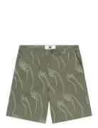Wwfallon Short Bottoms Shorts Casual Green WOOD WOOD
