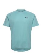 Ua Tech Textured Ss Tops T-Kortærmet Skjorte Blue Under Armour
