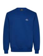 Standard Crew Logo Sweat Tops Sweatshirts & Hoodies Sweatshirts Blue M...