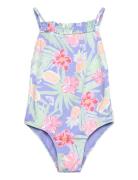 Tropical Story Piece Badedragt Badetøj Purple Roxy