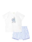 Set T-Shirt+Shorts Sets Sets With Short-sleeved T-shirt Blue United Co...
