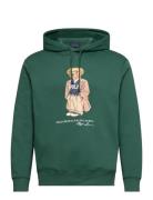 Polo Bear Fleece Hoodie Tops Sweatshirts & Hoodies Hoodies Green Polo ...