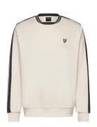 Contrast Taped Sweatshirt Tops Sweatshirts & Hoodies Sweatshirts White...