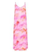 Crnana Slip Dress Maxikjole Festkjole Pink Cream