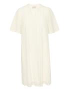 Crrubby Lace Dress Knælang Kjole Cream Cream